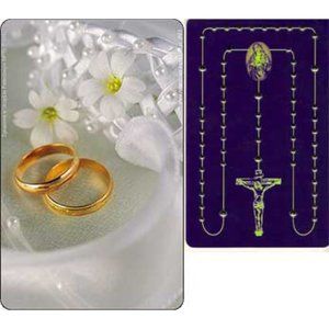 Wedding Rosary Card